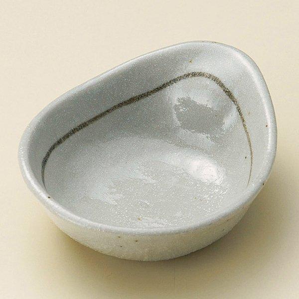 粉引呑水 約12.7cm 和食器 とんすい 小鉢 グレー系 業務用 陶雅 岡田留男商店 19-221...