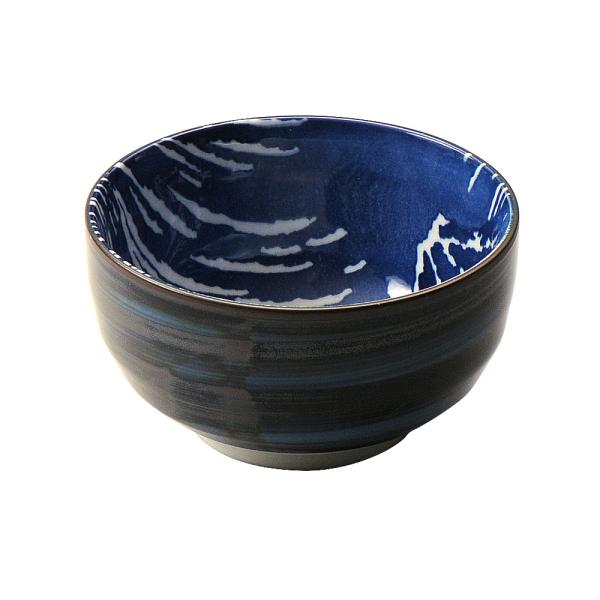 葛飾北斎 凱風快晴 4.1多用丼 約12.8cm 和食器 小丼 ブルー系 日本製 美濃焼 業務用 昭...