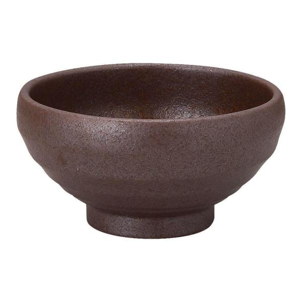 鳴門 14cm玉丼 赤茶備前 約14.1cm 和食器 多用丼 ブラウン系 日本製 業務用 陶器屋プロ...