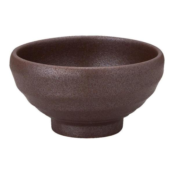 鳴門 15cm玉丼 赤茶備前 約14.6cm 和食器 多用丼 ブラウン系 日本製 業務用 陶器屋プロ...