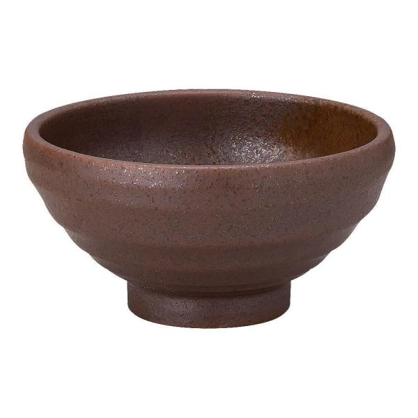 鳴門 16cm玉丼 赤茶備前 約16cm 和食器 多用丼 ブラウン系 日本製 業務用 陶器屋プロ 6...