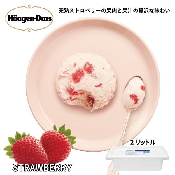 ハーゲンダッツ ストロベリー 業務用2リットル