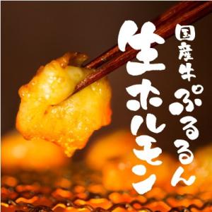 もつ鍋にも！『国産牛ぷるるん生ホルモン 250g』北海道・九州産