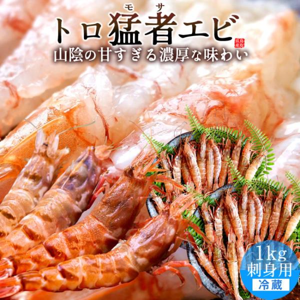 もさえび トロ猛者えび 1kg(約40-50尾) 鳥取県産 幻のえび 日本海 旨味が強い 海老 甘エ...