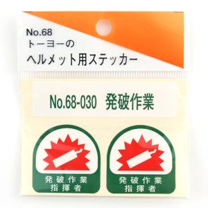 TOYO ヘルメット用シール NO.68-030の詳細画像1