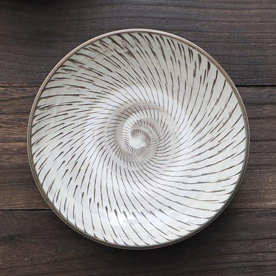 大皿 小鹿田焼 坂本工窯 八寸皿 飛鉋 民藝 和食器 盛皿 ワンプレート皿 陶器 日本製 手仕事 約...