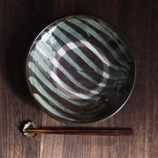 大皿 小鹿田焼 坂本工窯 流し掛け 七寸皿 カレー皿 パスタ皿 民藝 和食器 日本製 手仕事 約21...