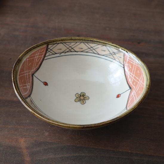 美濃焼 小鉢 ボウル 取鉢 加藤淳 手描き 和食器 13.5cm 土岐市 作家 A