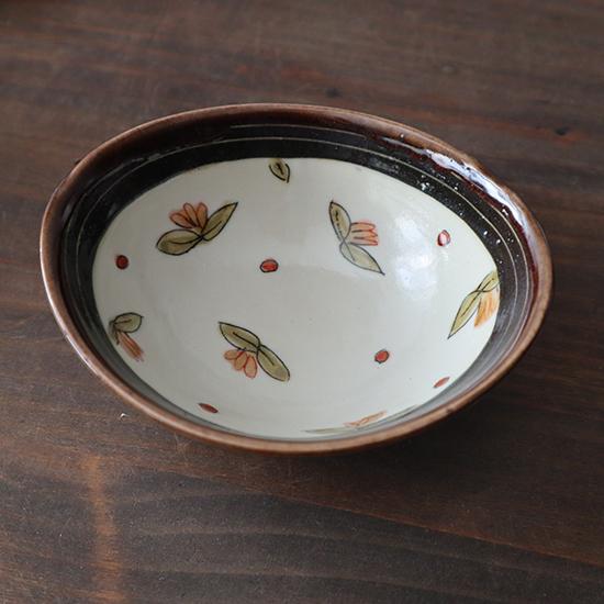 美濃焼 小鉢 ボウル 取鉢 加藤淳 手描き 和食器 13.5cm 土岐市 作家 E