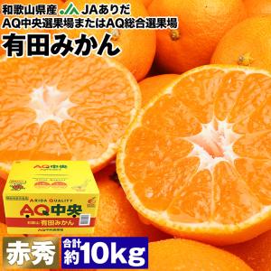 有田みかん みかん 10kg 和歌山県産 赤秀品 74〜126玉程度 S/M/Lサイズ JAありだ 高糖度 常温便 同梱不可 指定日不可 ミカン 蜜柑