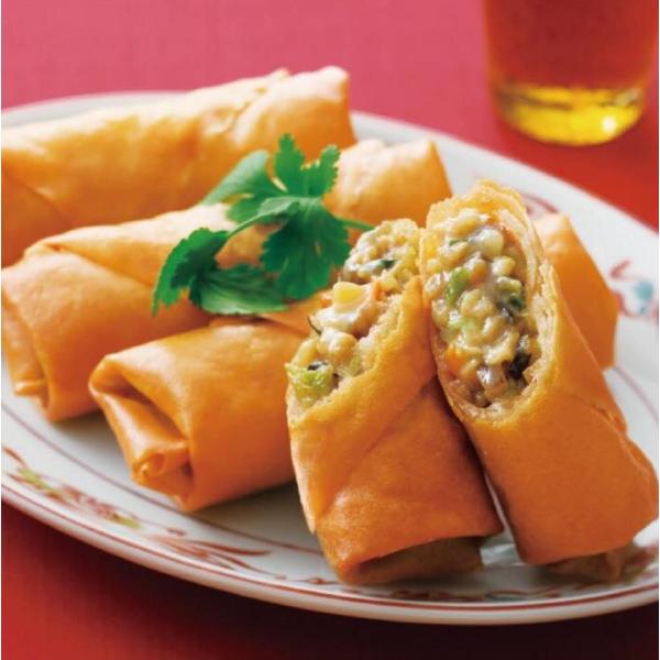 春巻き 80個(50g×80個×1箱) ニッスイ 本格中華10品目具材の春巻R 冷凍 業務用◇弁当 ...