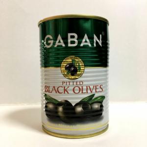 ブラックオリーブ種抜 ４缶×170 g (１缶当たり50-70粒) 業務用 ギャバン GABAN◇関東近県送料無料