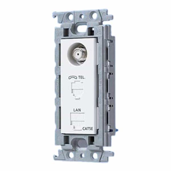 WTF1671W パナソニック コスモシリーズワイド21 マルチメディア コンセント TV/高シール...