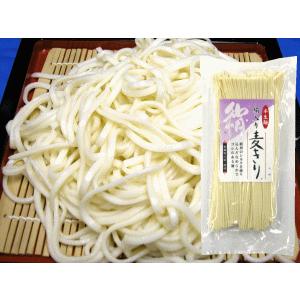 麺本舗善三郎　 絹入り麦きり【半生麺/300g】麦切りは山形県庄内(鶴岡)特産の麺