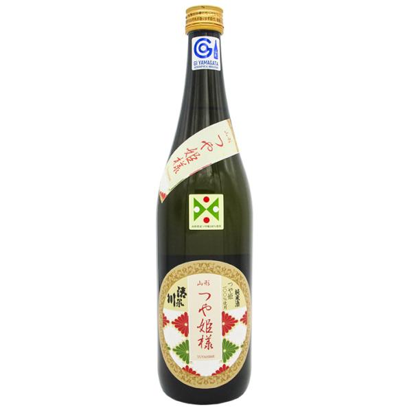 清泉川 山形のつや姫様 純米酒【720ml/純米酒】やや甘めの落ち着いた味わいと上品なのどごしが特徴...