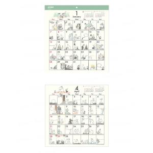 カレンダー 2024 壁掛け キャラクター ム...の詳細画像2