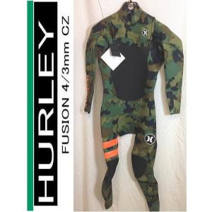 ウェットスーツ　ハーレー HURLEY 4/3mm FUSION CZ フルスーツジップレス　メンズ フルスーツ 3LC