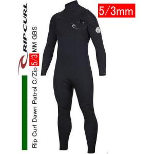 中古美品　リップカール　 RIPCURL  5/3mm DAWN PATROL  GBメンズ　フルスーツ　チェストジップモデル　■サイズ：US-L｜shonanmart