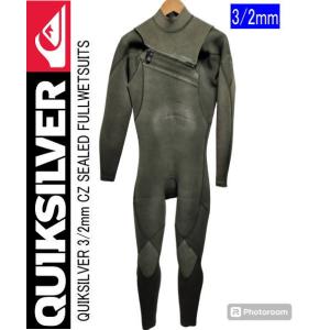 中古美品 【サイズMT】 クイックシルバー　QUIKSILVER  上位モデル  3/2mm 　チェストジップ　メンズ  　ウェットスーツ　｜shonanmart