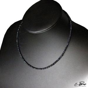 ハワイアンジュエリー ブラックスピネル ネックレス 形状記憶ワイヤー