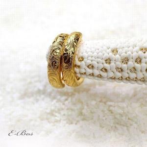 フープピアス ハワイアンジュエリー ピアス K...の詳細画像1