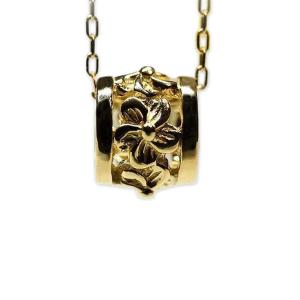 ハワイアンジュエリー ネックレス Laniakea ペンダント ヘッド 「チェーン別売り」ゴールド プルメリア バレル  K10 K18 メンズ レディース lfp114｜Shonan Style Collection E-BOS