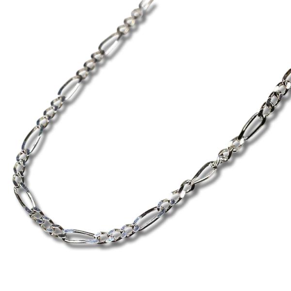 フィガロ チェーン ネックレス シルバーチェーン SILVER925 1.35mm幅 / 1.7mm...