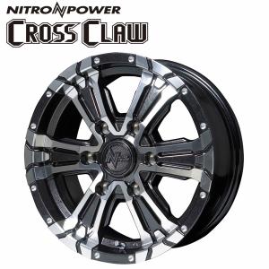 在庫要確認新品4本SET会社宛 送料無料 MIDマルカ ナイトロパワー CROSS CLAW 17×6.5J 139.7-6穴 +38 ブラックメタリック NO,4560234951630｜shonei-tire