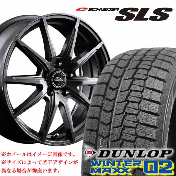 新品 スタッドレス ダンロップ WM02 215/60R16 シュナイダー SLS 16×6.5J ...