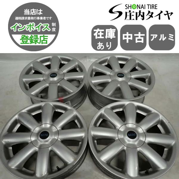 4本 会社宛送料無料 17×7J BMW R55 R56 MINI ミニクーパー 純正 アルミ ホイ...