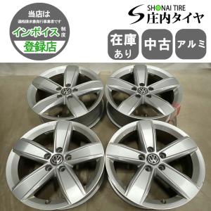 4本SET 会社宛 送料無料 17×6.5J フォルクスワーゲン 純正 アルミ 5穴 PCD 112mm +38 ハブ径57mm NO,F8610