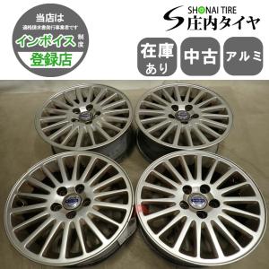 4本SET 会社宛 送料無料 16×6.5J ボルボ 純正 アルミ 5穴 PCD 108mm +43 ハブ径65mm NO,F8627