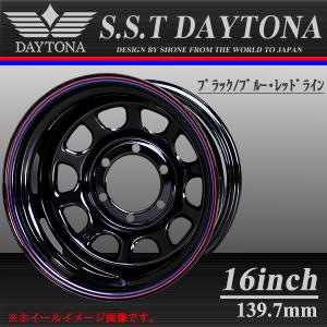 新品 会社宛 送料無料 4×4車用 SST デイトナブラック スチールホイール 16×8J オフセット-25 6穴 ハブ径110mm 1本価格