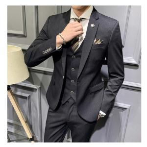 メンズスーツ 3ピーススーツ ビジネススーツ カッコイイ