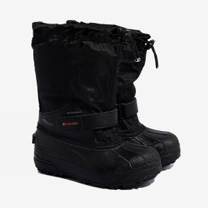 コロンビア Colombia ブーツ ジュニア BY1324 ユース パウダーバグ フォーティ BLACK ORA キッズ スノーブーツ 靴 シューズ 防水 保温 防寒 22FW