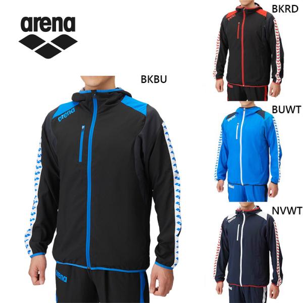 アリーナ メンズ レディース チームウェア ジャケット フィットシルエット 水泳 ウェア 競技 ジャ...