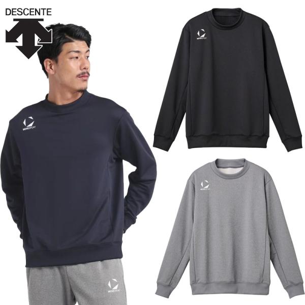 デサント メンズ ムーブスポーツ 丸首スウェットシャツ アパレル トップス 長袖 ウェア スポーツ ...