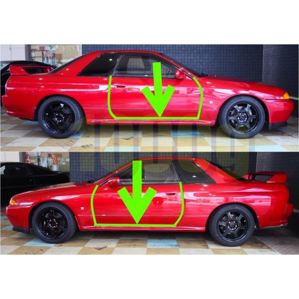 【日産純正新品】NISSAN 未使用品 ★超希少品★ スカイライン R32 ドア ウェザーストリップ...