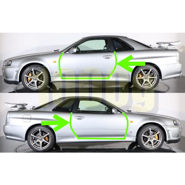 【日産純正新品】NISSAN 未使用品 ★超希少品★ スカイライン R34 ウェザーストリップ 2ド...