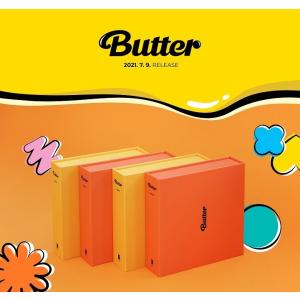 【2種セット|全曲和訳無料付】BTS BUTTER ALBUM 防弾少年団 バター バンタン 新 アルバム【先着ポスター2種丸め|レビューで生写真5枚|送料無料】