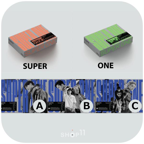 【VER選択|アジア盤|ポスター5種折畳+ポスター1種丸め付|全曲和訳】SuperM SUPER O...