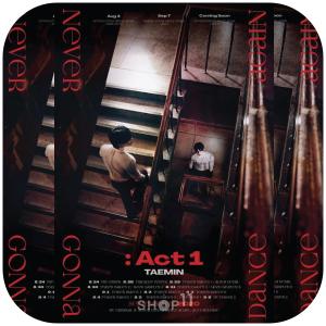 【VER選択|全曲和訳】TAEMIN Never Gonna Dance Again ACT1 3rd Album テミン 3集【先着ポスター|レビューで生写真5枚|送料無料】