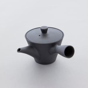 Sencha 急須150 黒練　共茶漉し｜shop-1899