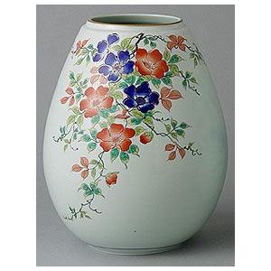 K*A様 アンティーク　有田焼　弥左衛門　花柄花瓶 K*A様 アンティーク 有田焼 弥左衛門 花柄花瓶