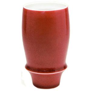 有田焼 ビアグラス 紅（くれない）