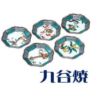 九谷焼 6.5号皿揃え 花鳥絵変り 九谷焼｜shop-adex