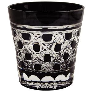 江戸切子 ロックグラス 八角籠目 田島硝子 赤 : お値打ち本舗 - 通販