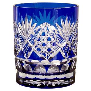 江戸切子 ロックグラス 八角籠目 田島硝子 赤 : お値打ち本舗 - 通販