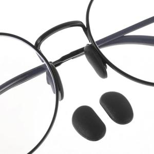 Healifty 眼鏡 鼻パッド 眼鏡 メガネ シリコン眼鏡ノーズパッド 10ペア 20個メガネ鼻パッド ずれ落ち防止 柔らかい, コン鼻パッド シールノーズパッ｜shop-all-day