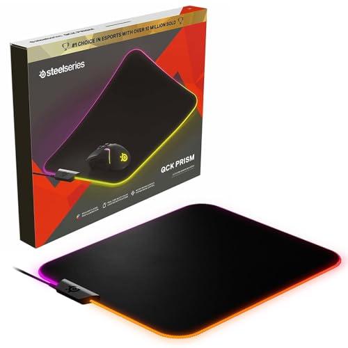SteelSeries ゲーミングマウスパッド 2ゾーン RGB イルミネーション 32cm×27c...
